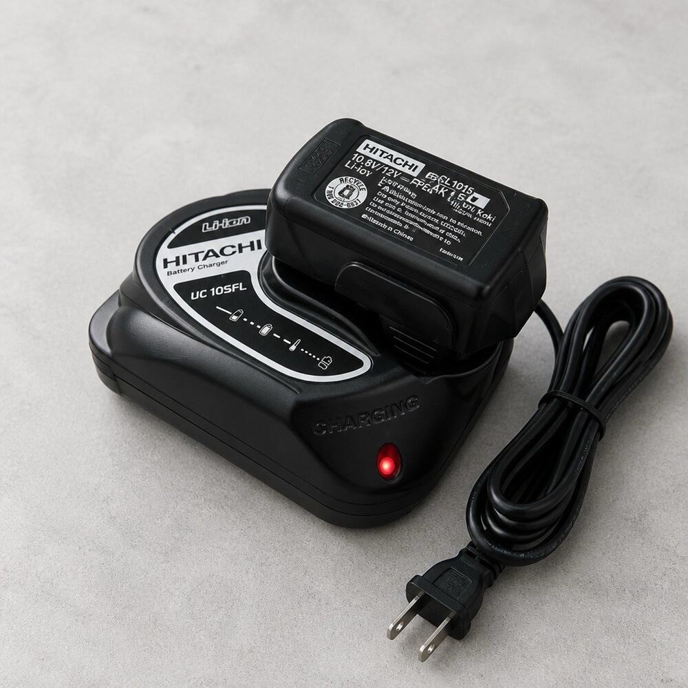 Hitachi UC10SL2 10.8V 12V Peak Li-ion Power Tool Battery Charger & BCL1015 Pack